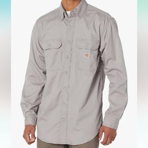 Carhartt Fire Resistant Twill Shirt Gray 4XL Tall  BinW